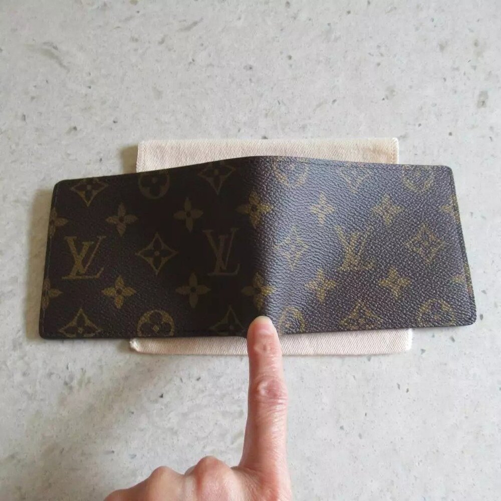 AUTHENTIC Louis Vuitton Monogram Canvas Multiple Card Wallet - Picture 8 of 16